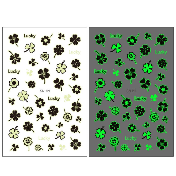 10 PCS Waterproof Sweat Proof Environmental Luminous DIY Nail Stickers(SN-144) - Nail Stickers by PMC Jewellery | Online Shopping South Africa | PMC Jewellery | Buy Now Pay Later Mobicred