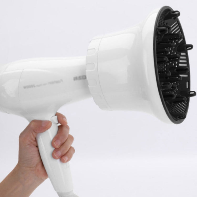 G8 Universal Hair Diffuser Adaptable For Blow Dryers with Rotatable Design Curly Hair Large Wind Hood(White) - free shipping - PMC TechLife - Order now!