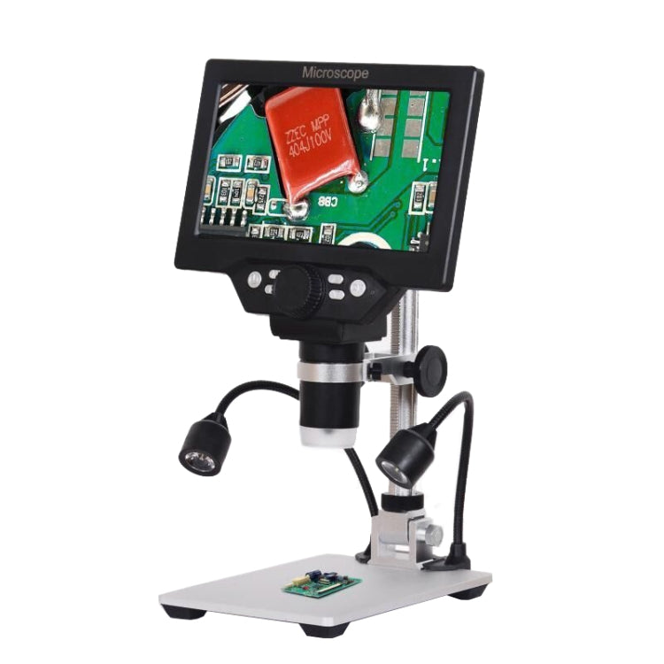 G1200D 7 Inch LCD Screen 1200X Portable Electronic Digital Desktop Stand Microscope(AU Plug Without Battery) - free shipping - PMC Jewellery - Order now!