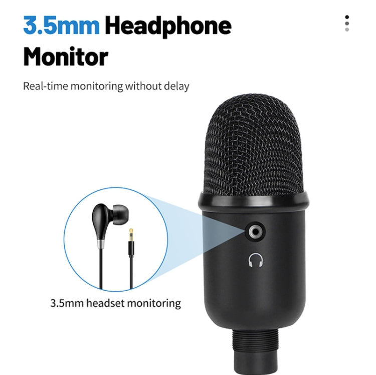 MVD-2 Condenser Microphone Computer USB Recording Desktop Microphone With Tripod - Microphone by PMC Jewellery | Online Shopping South Africa | PMC Jewellery | Buy Now Pay Later Mobicred