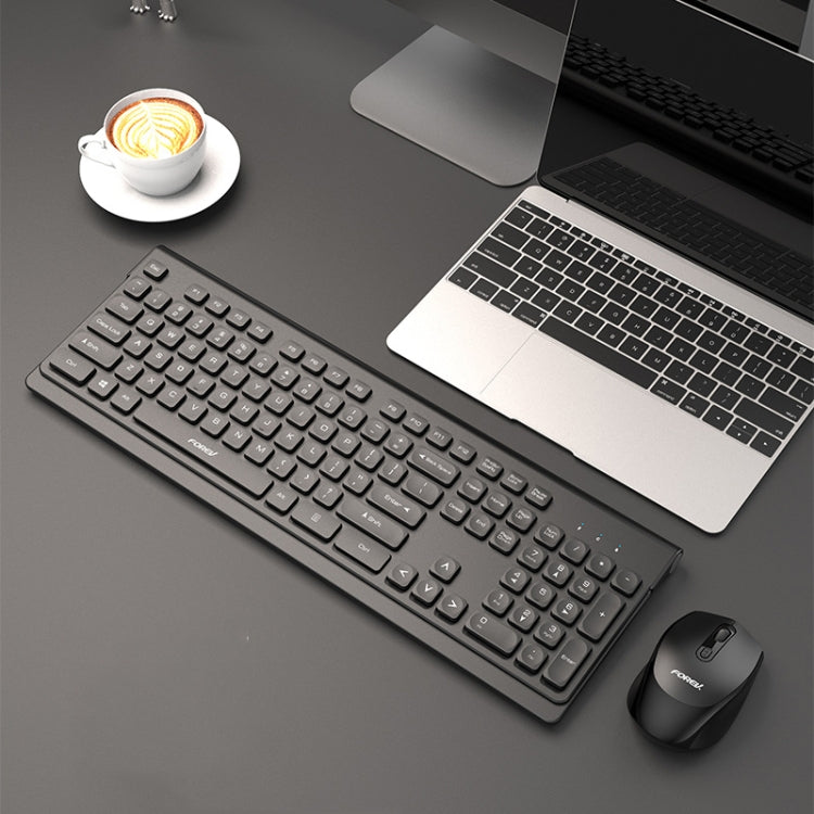 FOREV FV-W306 Wireless Keyboard and Mouse Set(Black) - Wireless Keyboard by FOREV | Online Shopping South Africa | PMC Jewellery | Buy Now Pay Later Mobicred