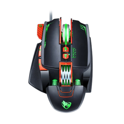 T-WOLF V9 8 Keys 3200 DPI Gaming Macro Definition Mechanical Wired Mouse(Black) - Wired Mice by T-WOLF | Online Shopping South Africa | PMC Jewellery | Buy Now Pay Later Mobicred