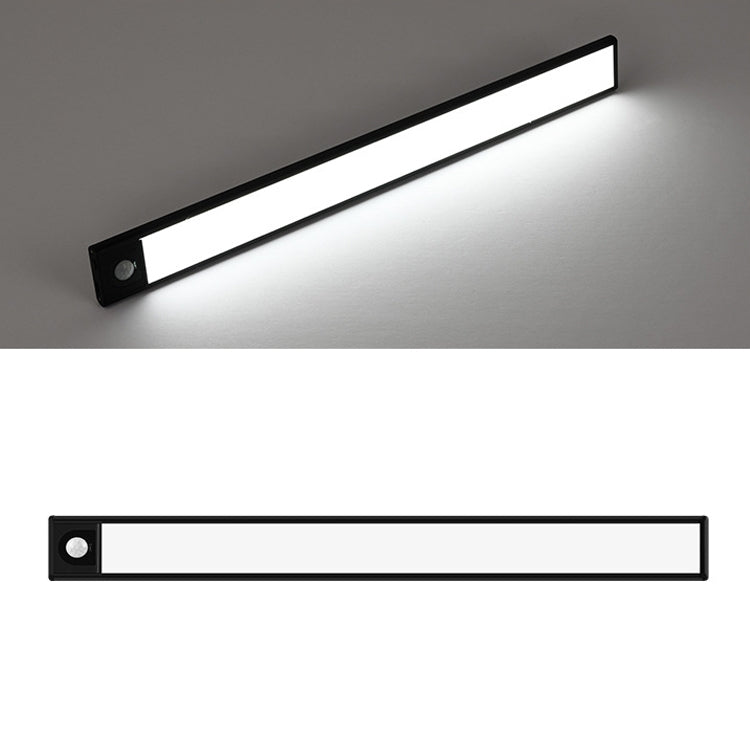 Intelligent Automatic Human Body Induction Wireless LED Lamp 40cm(Black + White Light) - Sensor LED Lights by PMC TechLife | Online Shopping South Africa | PMC TechLife | Buy Now Pay Later Mobicred