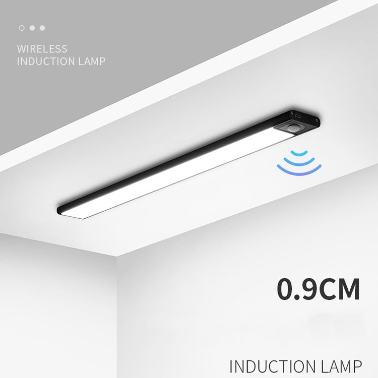 Intelligent Automatic Human Body Induction Wireless LED Lamp 40cm(Silver + Neutral Light) - Sensor LED Lights by PMc TechLife | Online Shopping South Africa | PMc TechLife | Buy Now Pay Later Mobicred
