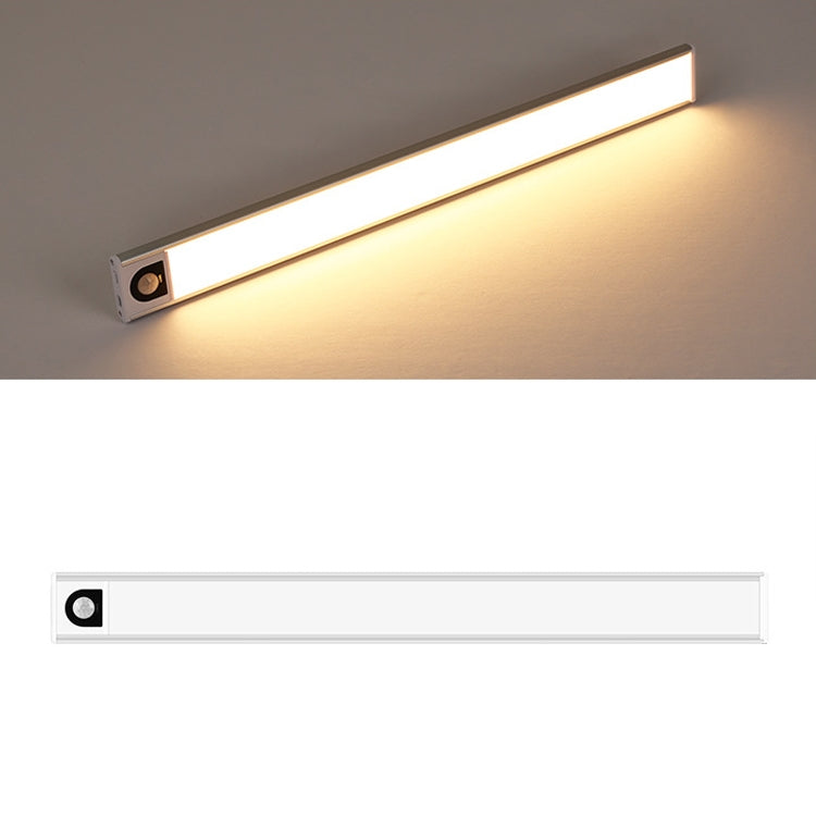 Intelligent Automatic Human Body Induction Wireless LED Lamp 80cm(Silver + Warm Light) - Sensor LED Lights by PMc TechLife | Online Shopping South Africa | PMc TechLife | Buy Now Pay Later Mobicred
