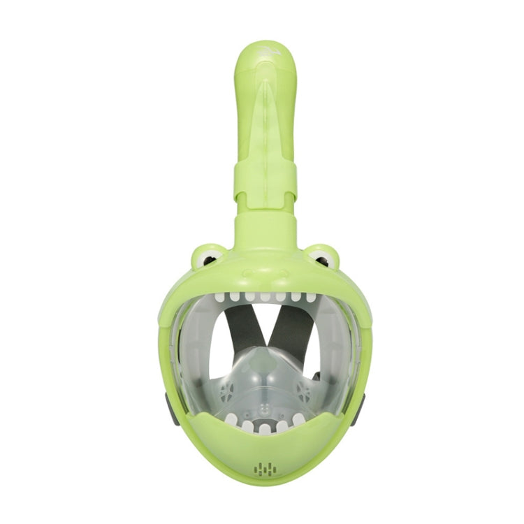 Cartoon Kids Full Dry Diving Mask Swimming Anti-Fog Snorkeling Mask, Size: XS(Dinosaur) - free shipping - PMC TechLife - Order now!