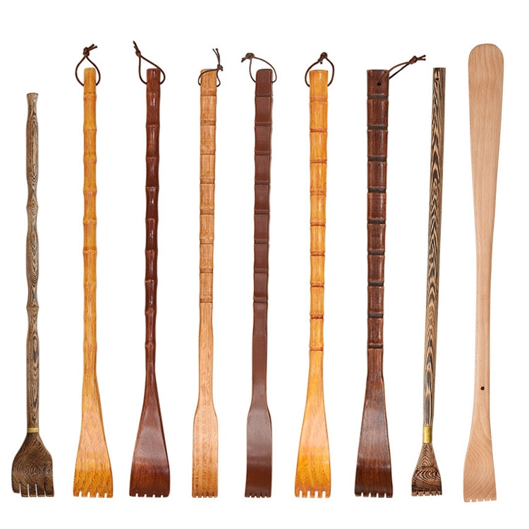BQR01 Back Scratcher Long Handle Wooden Massage Scratcher, Style: Round Nature Color - free shipping - PMC TechLife - Order now!