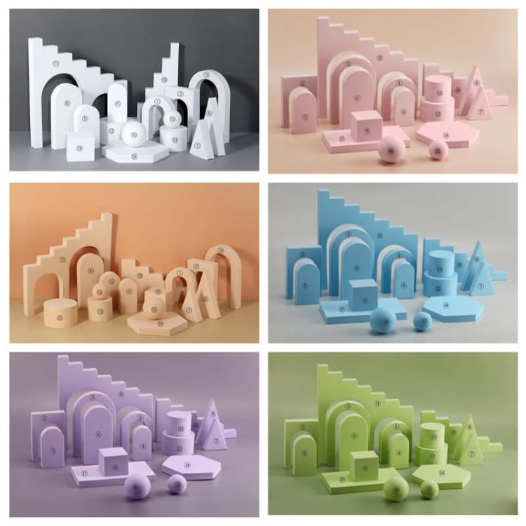 16 In 1 Photography Geometry Foam Cube Photo Studio Props(Complexion) - Geometric Props by PMC TechLife | Online Shopping South Africa | PMC TechLife | Buy Now Pay Later Mobicred