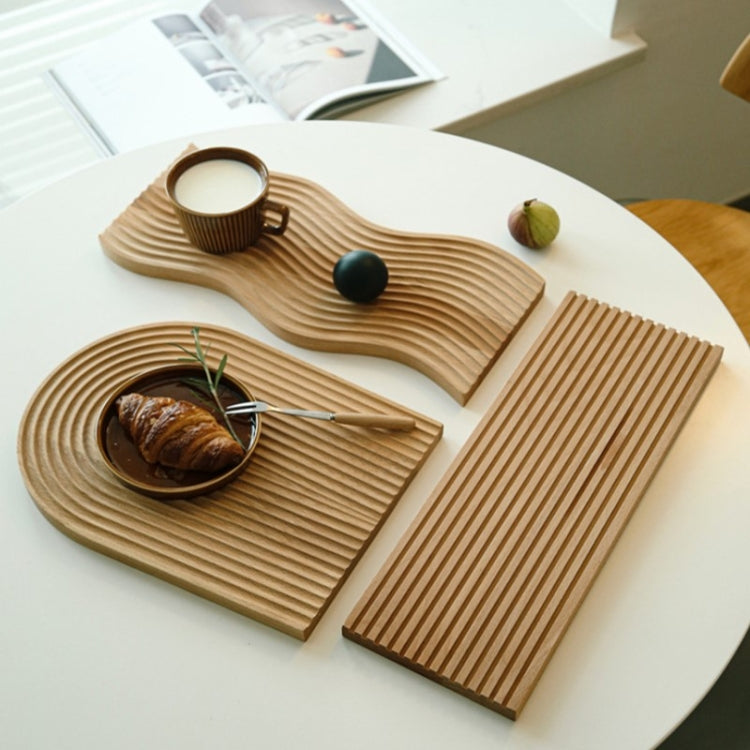 Large Elliptical  Wooden Tray Photography Shooting Props - Wooden Props by PMC TechLife | Online Shopping South Africa | PMC TechLife | Buy Now Pay Later Mobicred