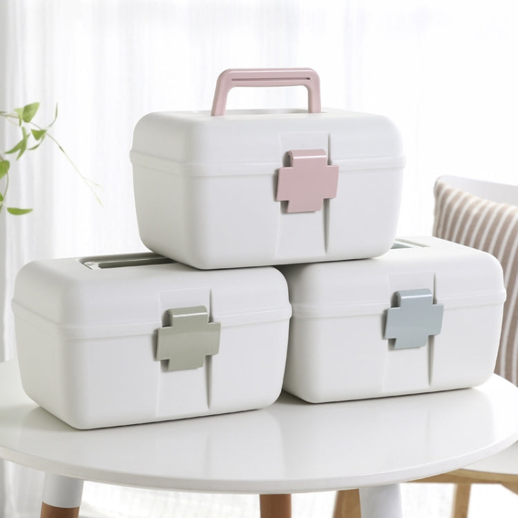 Household Sealed And Divided Double-Layer Portable Medicine Box(Green) - free shipping - PMC TechLife - Order now!