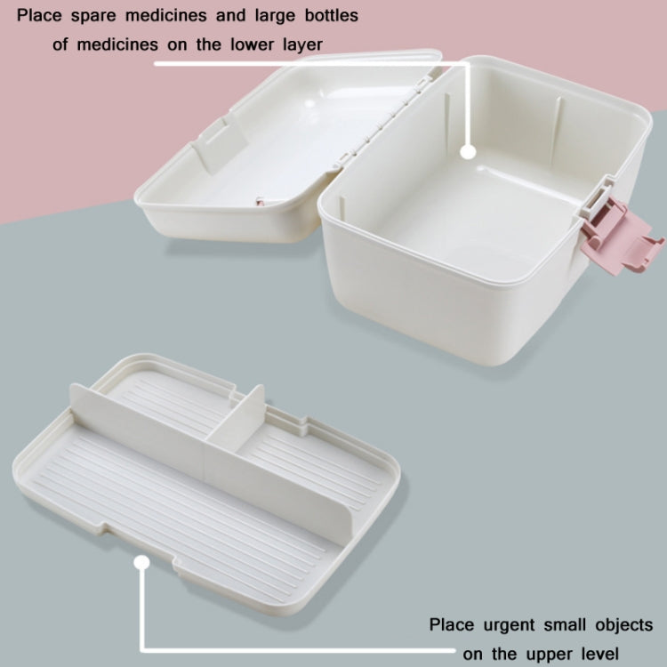 Household Sealed And Divided Double-Layer Portable Medicine Box(Green) - free shipping - PMC TechLife - Order now!