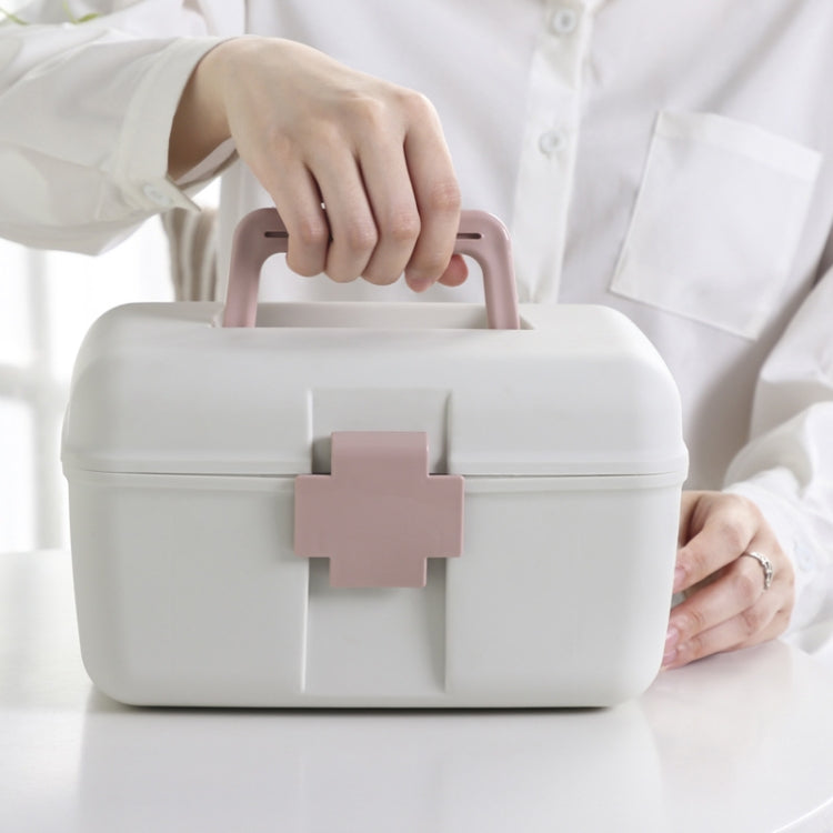 Household Sealed And Divided Double-Layer Portable Medicine Box(Green) - free shipping - PMC TechLife - Order now!