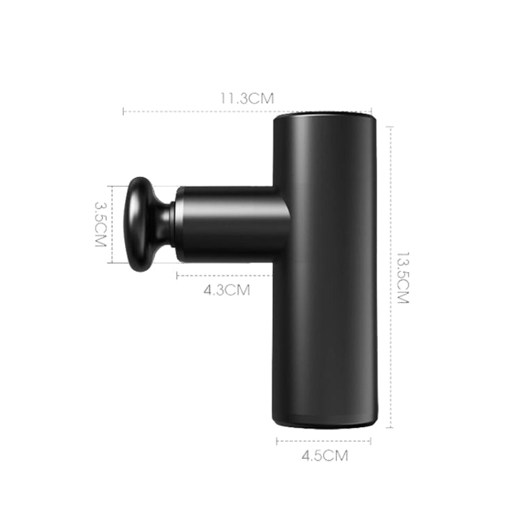 SX-566 Mini Muscle Massager Portable Brushless Motor Fascia Gun(Black) - free shipping - PMC TechLife - Order now!