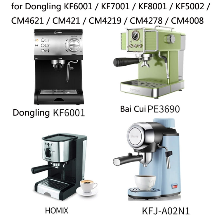 DL-1 Zinc Alloy Coffee Maker Bottomless Handle For Dongling, Style: Red Gem Curved - free shipping - PMC TechLife - Order now!