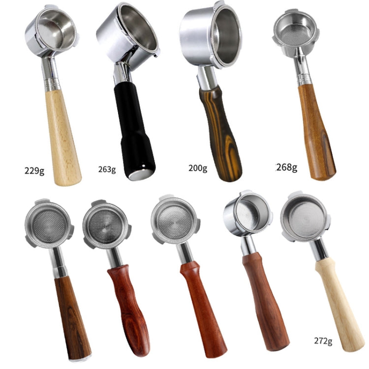 DL-1 Zinc Alloy Coffee Maker Bottomless Handle For Dongling, Style: Red Rosewood Straight - free shipping - PMC TechLife - Order now!