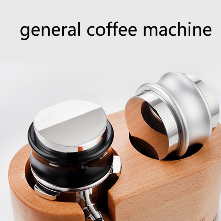 ENB-11 51mm Stainless Steel Coffee Cloth Powder Dispenser Coffee Machine Handle Universal, Colour: One Word Double Head - free shipping - PMC TechLife - Order now!