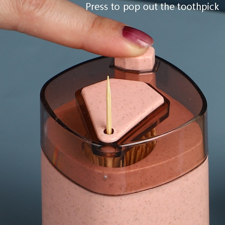 MS-263 Press Toothpick Box Kitchen Gadget(Nordic Gray) - Toothpick Boxes by PMC TechLife | Online Shopping South Africa | PMC TechLife | Buy Now Pay Later Mobicred
