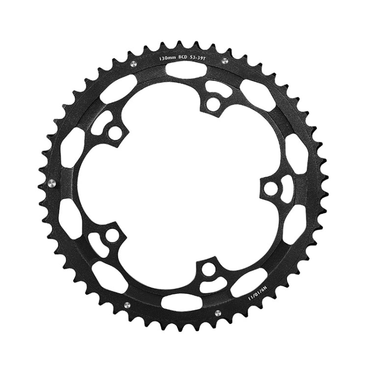 WEST BIKING YP0719274 53-39T Road Bike Crank Racing Double Disc(Black) - free shipping - PMc TechLife - Order now!