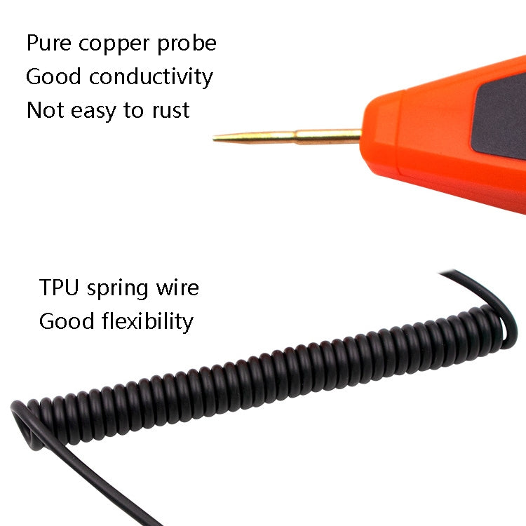 Auto Repair LCD Test Pen Car Circuit Repair Tool(Orange) - Electronic Test by PMC Jewellery | Online Shopping South Africa | PMC Jewellery | Buy Now Pay Later Mobicred