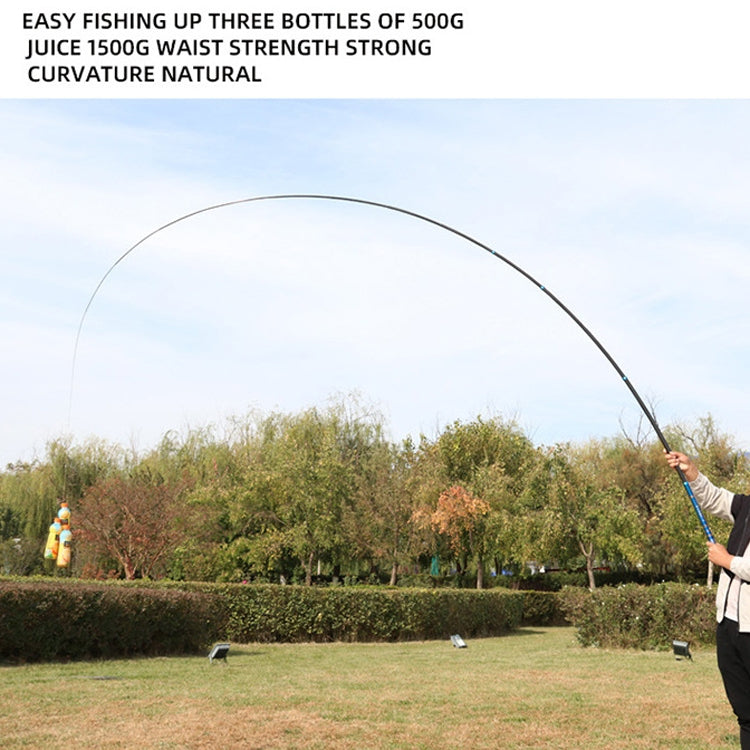 Carbon Short Section Fishing Rod Short Section Positioning Handle Rod, Length: 3.6m(Yellow) - Fishing Rods & Accessories by PMC TechLife | Online Shopping South Africa | PMC TechLife | Buy Now Pay Later Mobicred