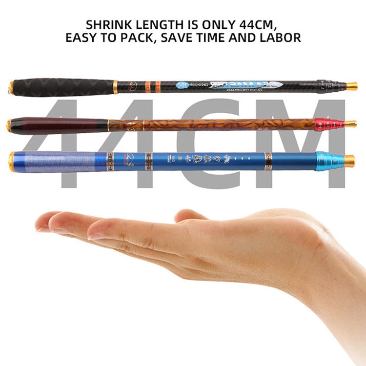 Carbon Short Section Fishing Rod Short Section Positioning Handle Rod, Length: 4.5m(Yellow) - Fishing Rods & Accessories by PMC TechLife | Online Shopping South Africa | PMC TechLife | Buy Now Pay Later Mobicred