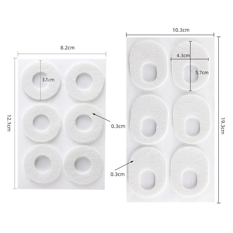 Felt Chicken Eye Stick Foot Pain and Anti-wear Patch(Circular) - free shipping - PMC TechLife - Order now!