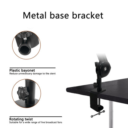 Microphone Desktop Cantilever Stent 360 Degree Rotating Bracket(GAZ-40P W) - Stand by PMC Jewellery | Online Shopping South Africa | PMC Jewellery | Buy Now Pay Later Mobicred