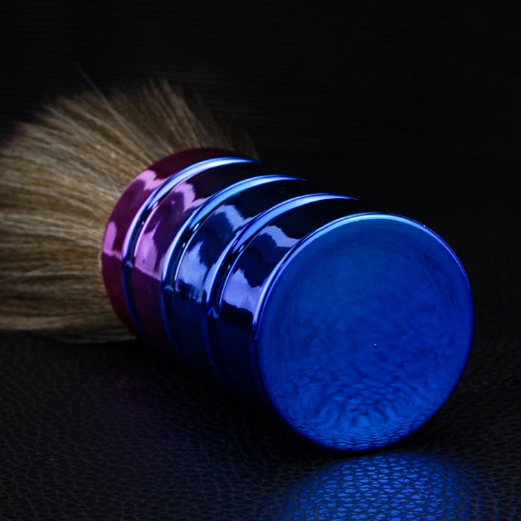 Electroplating Broken Hair Brush Haircut Neck Cleaning Brush( Round Handle Gold) - free shipping - PMC TechLife - Order now!