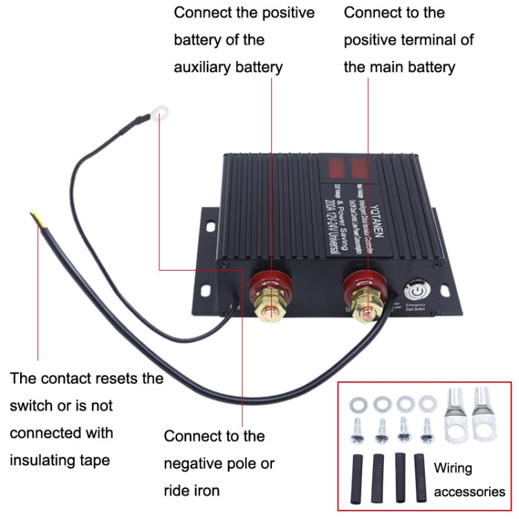 1069 200A RV Modified Dual Battery Protector - Relays by PMC Jewellery | Online Shopping South Africa | PMC Jewellery | Buy Now Pay Later Mobicred