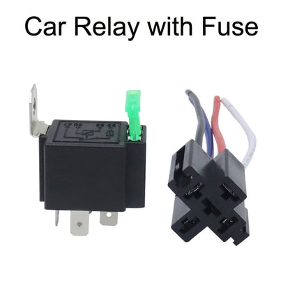 5 Sets JD2912 4 Pin Car Relay With Fuse, Rated voltage: 24V - Relays by PMC Jewellery | Online Shopping South Africa | PMC Jewellery | Buy Now Pay Later Mobicred