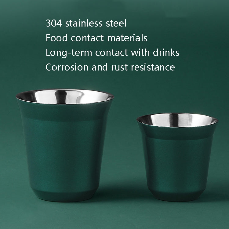 304 Stainless Steel Coffee Capsule Cup Double Insulation Coffee Cup, Style: Large Single Cup - free shipping - PMC TechLife - Order now!