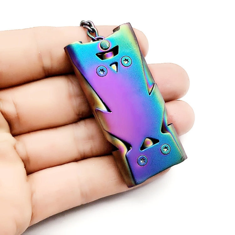 Outdoor High Decibel Stainless Steel Three-Tube Survival Rescue Whistle(Colorful) - Emergency Tools by PMC TechLife | Online Shopping South Africa | PMC TechLife | Buy Now Pay Later Mobicred