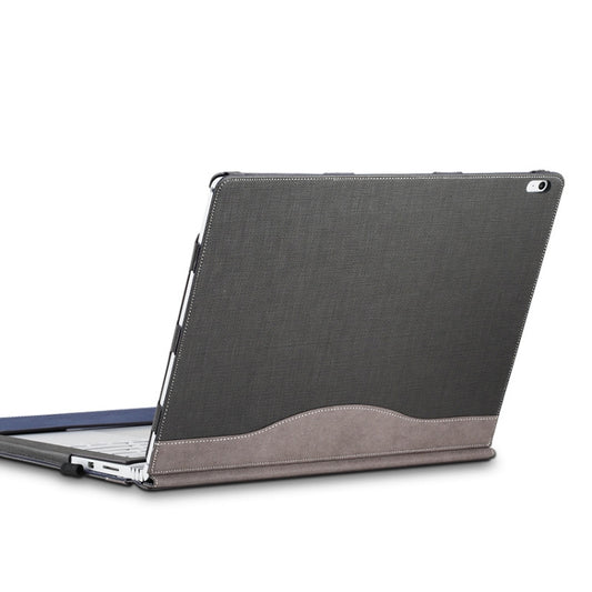 PU Leather Laptop Protective Sleeve For Microsoft Surface Book 1 13.5 inches(Gentleman Gray) - Other by PMC Jewellery | Online Shopping South Africa | PMC Jewellery | Buy Now Pay Later Mobicred