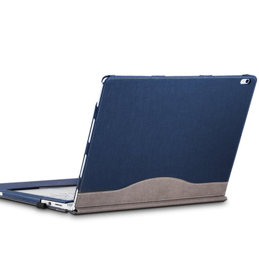 PU Leather Laptop Protective Sleeve For Microsoft Surface Book 2 13.5 inches(Deep Blue) - Other by PMC Jewellery | Online Shopping South Africa | PMC Jewellery | Buy Now Pay Later Mobicred