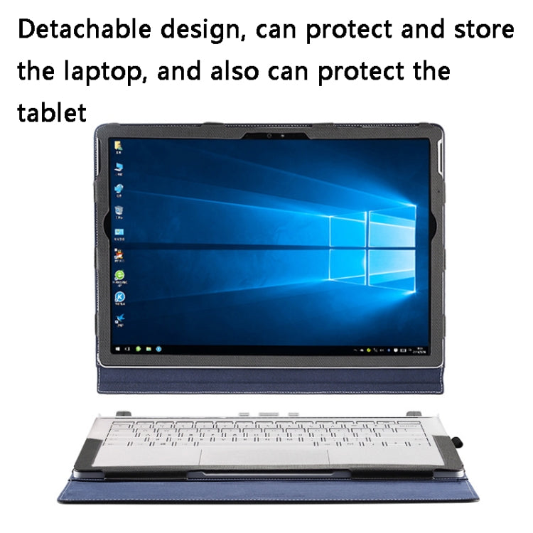 PU Leather Laptop Protective Sleeve For Microsoft Surface Book 3 15 inches(Deep Blue) - free shipping - PMC Jewellery - Order now!