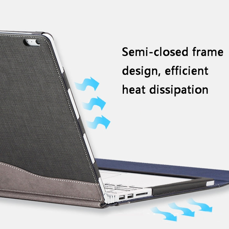 PU Leather Laptop Protective Sleeve For Microsoft Surface Book 3 15 inches(Deep Blue) - free shipping - PMC Jewellery - Order now!