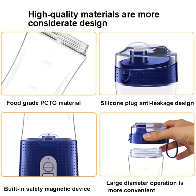 6-Blade Electric Fruit Juicer Juice Cup(Purple) - free shipping - PMC TechLife - Order now!