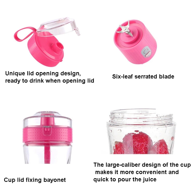 6-Blade Electric Fruit Juicer Juice Cup(Green) - free shipping - PMC TechLife - Order now!