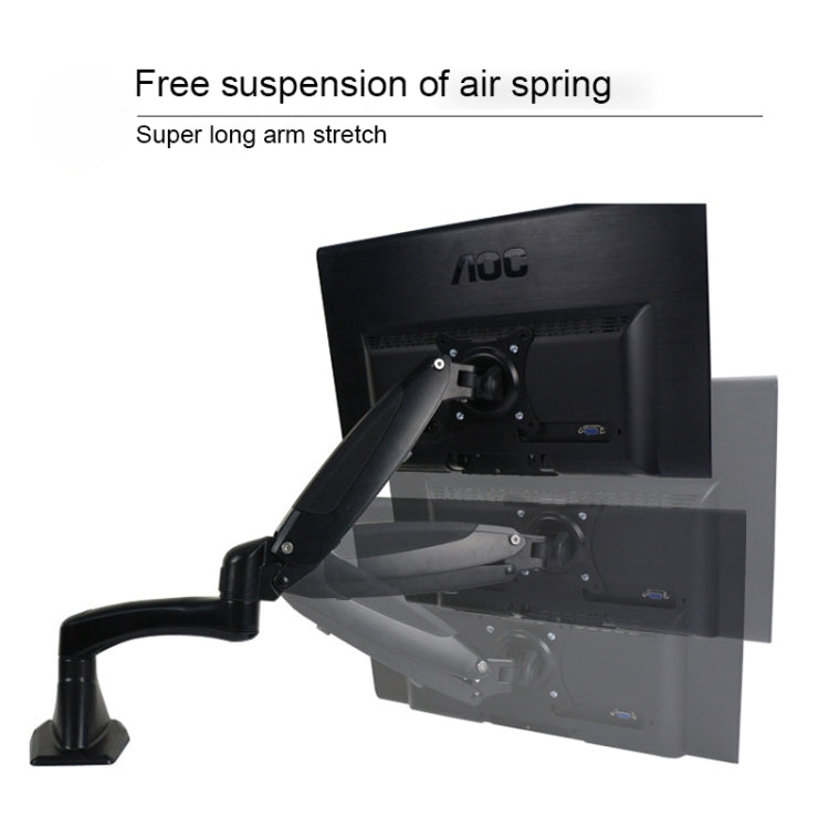 Gibbon Mounts Multifunctional Telescopic Rotating Lifting Monitor Stand, Color: GM112FG Perforation Black - free shipping - PMC Jewellery - Order now!