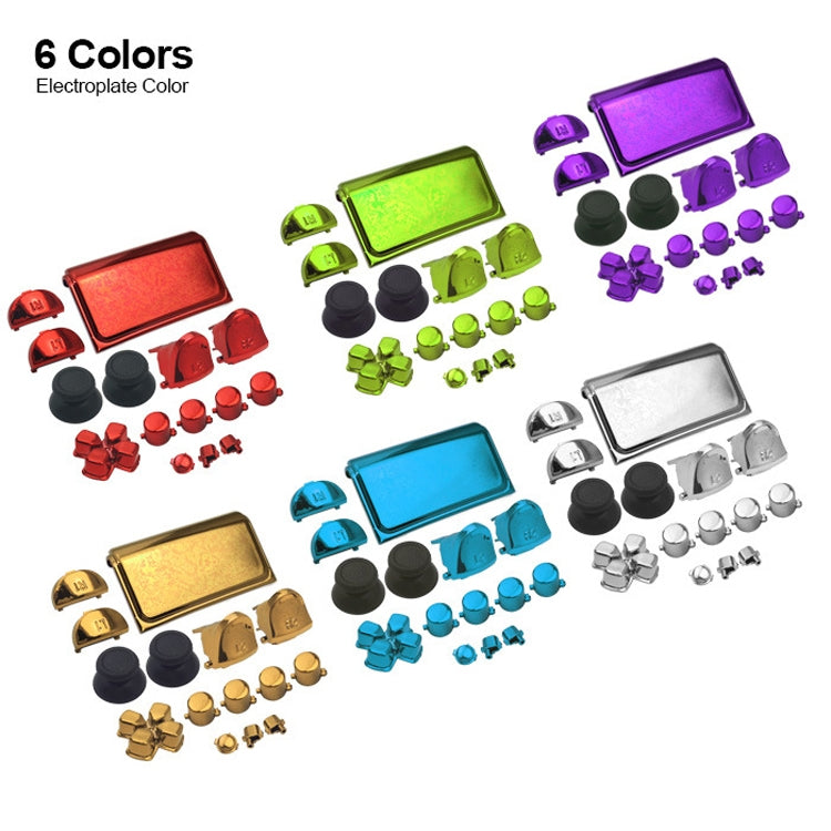 Electroplating Button Set For PS4 Slim(Red) - PS4 Spare Parts by PMC TechLife | Online Shopping South Africa | PMC TechLife | Buy Now Pay Later Mobicred