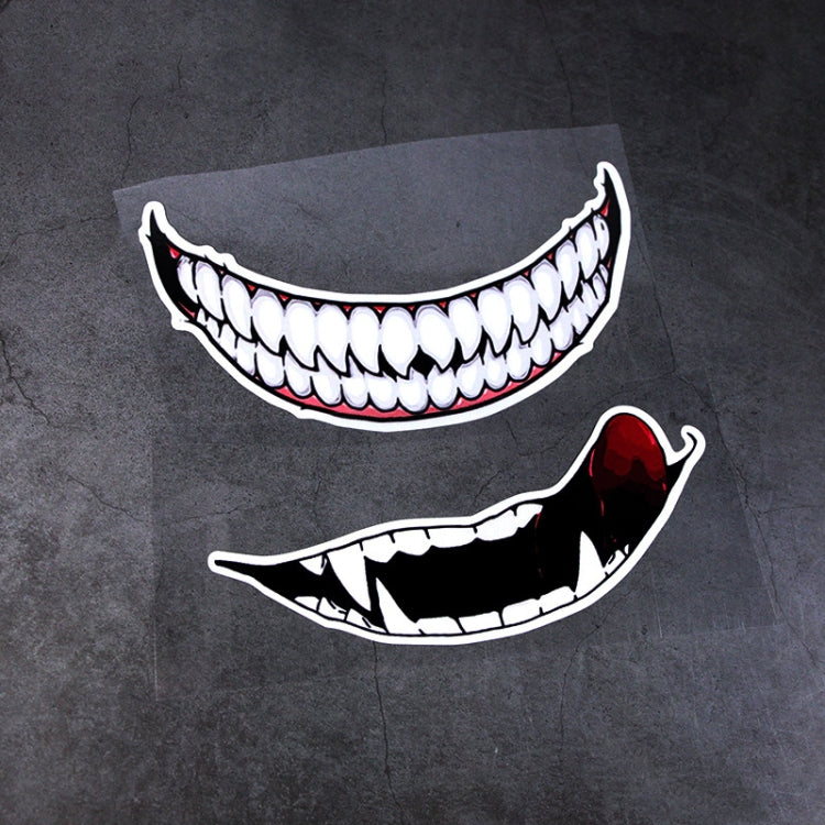 J06 Motorcycle Helmet Sticker Large Tongue - Decorative Sticker by PMC Jewellery | Online Shopping South Africa | PMC Jewellery