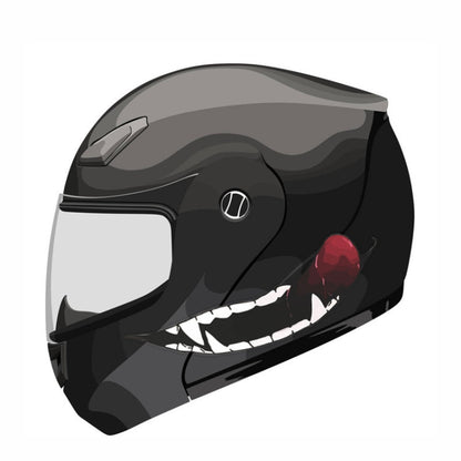 J06 Motorcycle Helmet Sticker Large Tongue - Decorative Sticker by PMC Jewellery | Online Shopping South Africa | PMC Jewellery