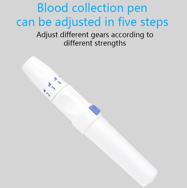 803 LCD Screen Home Automatic Blood Glucose Test, Shape: Set(English Version) - free shipping - PMC TechLife - Order now!