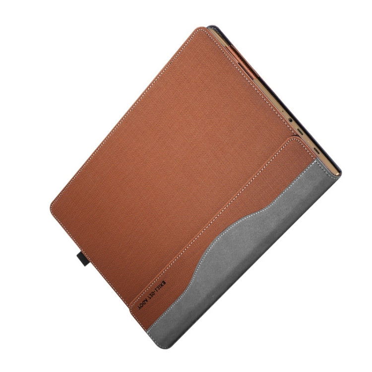 Laptop PU Leather Protective Case For Lenovo Yoga 720-13(Business Brown) - 13.3 inch by PMC Jewellery | Online Shopping South Africa | PMC Jewellery | Buy Now Pay Later Mobicred