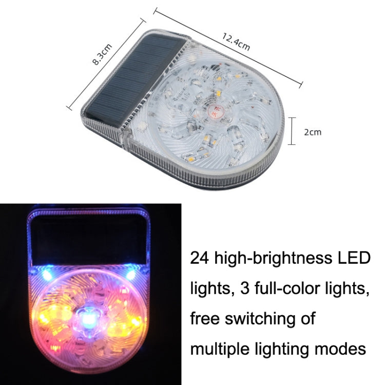 Y-949 27 LEDs Solar Car Waterproof Warning Light - Warning Lights by PMC Jewellery | Online Shopping South Africa | PMC Jewellery | Buy Now Pay Later Mobicred