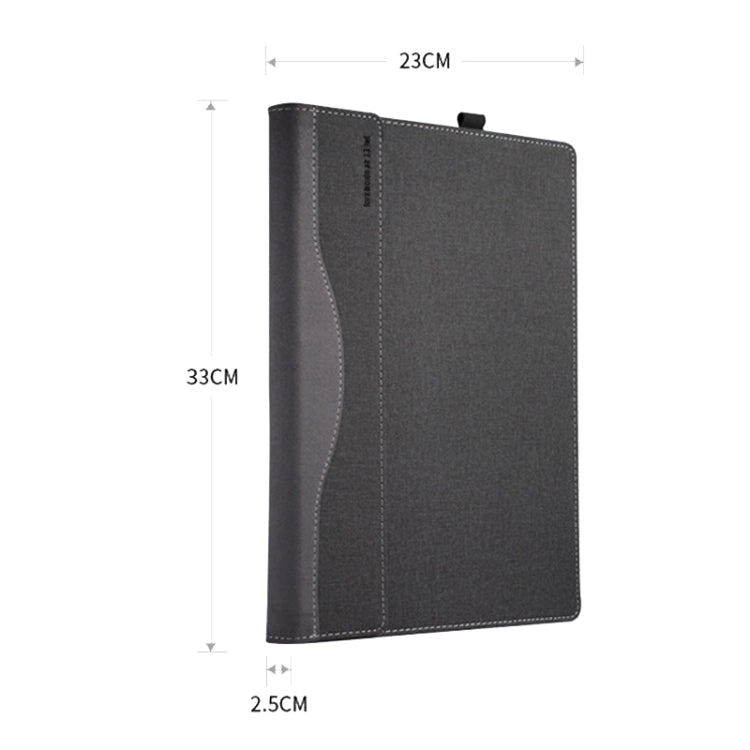 PU Leather Laptop Protective Case For Huawei Honor MagicBook(Dark Gray) - Other by PMC Jewellery | Online Shopping South Africa | PMC Jewellery | Buy Now Pay Later Mobicred