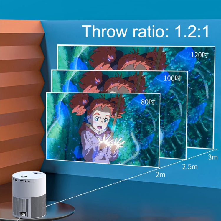 M1 Home Commercial LED Smart HD Projector, Specification: UK Plug(Foundation Version) - LED Projector by PMC TechLife | Online Shopping South Africa | PMC TechLife | Buy Now Pay Later Mobicred