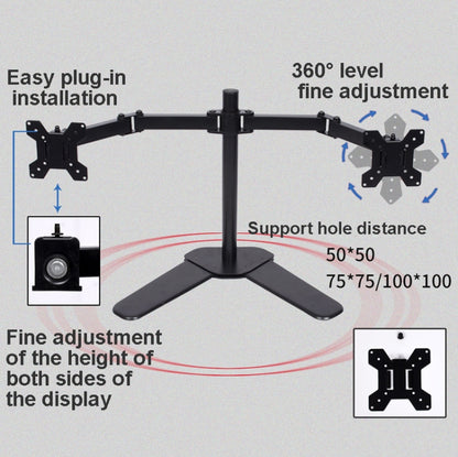 Desktop Lifting Monitor Stand Bracket Double Screen Table Clip - TV Brackets & Mounts by PMC Jewellery | Online Shopping South Africa | PMC Jewellery | Buy Now Pay Later Mobicred