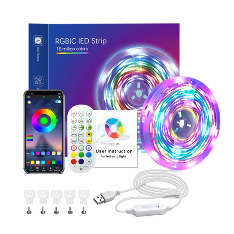 2.4G Remote Control LED Symphony Marquee Light Strip, Length: 10m 140 LEDs - Bare Board Light by PMc TechLife | Online Shopping South Africa | PMc TechLife | Buy Now Pay Later Mobicred