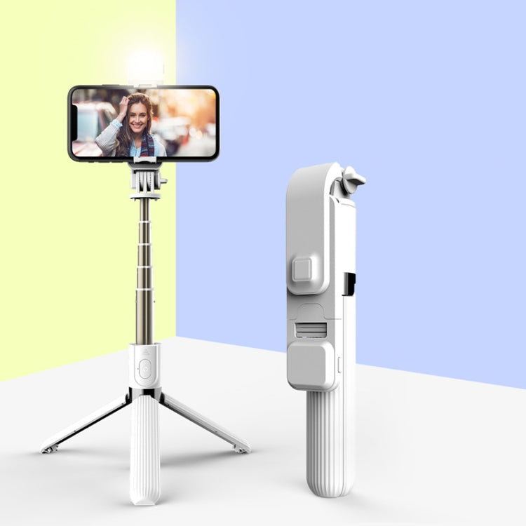 L03S Bluetooth Fill Light Tripod Integrated Selfie Stick(White) - Selfie Sticks by PMC Jewellery | Online Shopping South Africa | PMC Jewellery | Buy Now Pay Later Mobicred